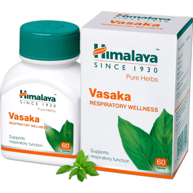 Himalaya Wellness Tablets Vasaka, Respiratory Wellness, 60 Tablets image