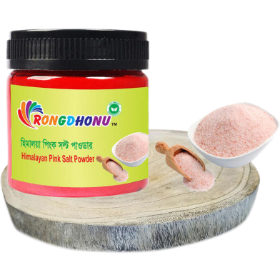 Rongdhonu Himalayan Pink Salt Powder - 100 gm image