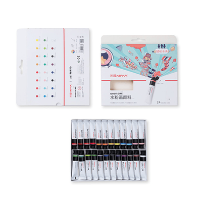 Himi Gouache Paint Set 12ml 24 Colors image