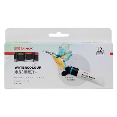 Himi Watercolor Tube Set 12ml (12 Colors) image