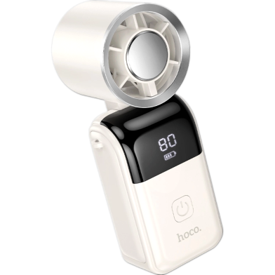 Hoco Portable Handheld Fan With 100 Speed Levels, 20000 RPR and 3000Mah Battery image