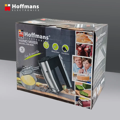 Hoffmans Hand Mixer HM-8836 – 600W, 5-Speed Mixer, Beater and Grinder Slide 3