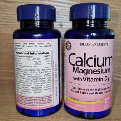 Holland And Barrett Calcium And Magnesium With Vitamin D3 - 120 Tablets :  Holland And Barrett | Rokomari.com