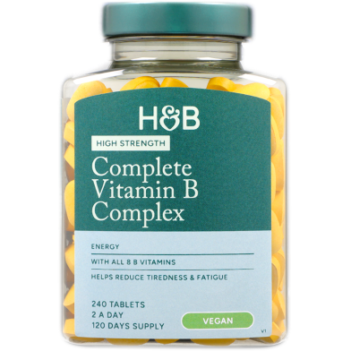 Holland And Barrett High Strength Complete Vit B Complex 240 Tablets image