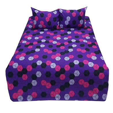 HomeTex Bed sheet Multi Hexa image