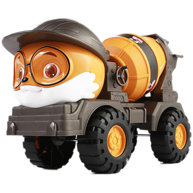 Home Decor Children's Gift Squirrel Models Excavator Engineering Car Model Forklift Toys Beach Coasting Toy -314719887 image