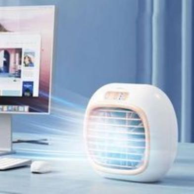 Home Mini Air Cooler, Small Desktop Air Conditioning Fan, Cross-Border New Refrigeration Silent Fan, Dormitory Water image