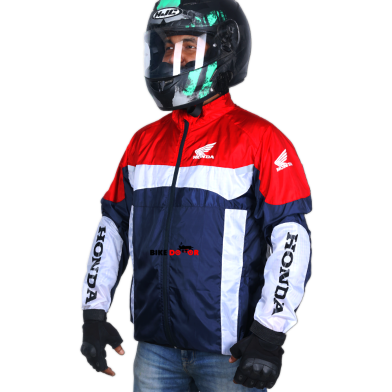 Honda Branded Design Reflective Slim Fit Windbreaker Jacket Moderate Water Resistant and Stylish for Riding 1 Piece image