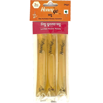 HoneyGo Lychee Strip Honey 24 gm 3 Pcs image
