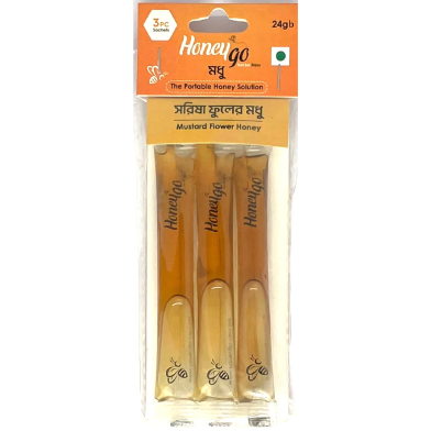 HoneyGo Mustard Strip Honey 24 gm 3Pcs image