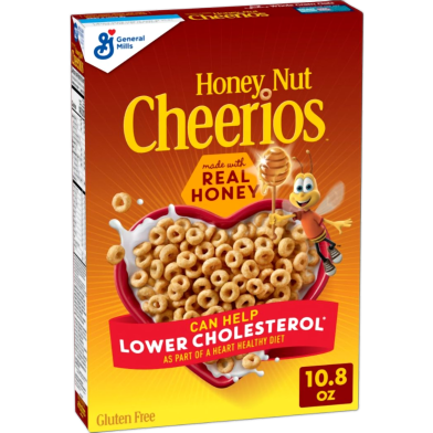 Honey Nut Cheerios Real Honey Cereal 306 gm image