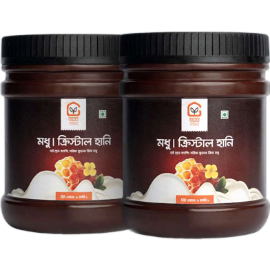 Honeyraj Crystal Honey (1 kg 2 Bottle) - 2 kg image