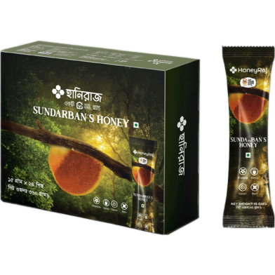 Honeyraj Sundarban Honey 15g X 24 pcs Sachet (BOX) image