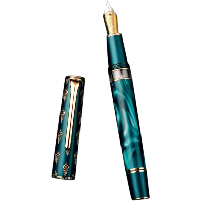 Hongdian N7 Blue Fountain Pen image