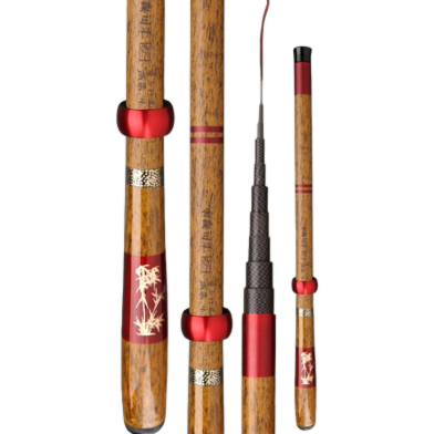 Hook And Hunt Special Brown Carbon Fishing Rod Ft Made Of Strong And Durable Carbon Rod image