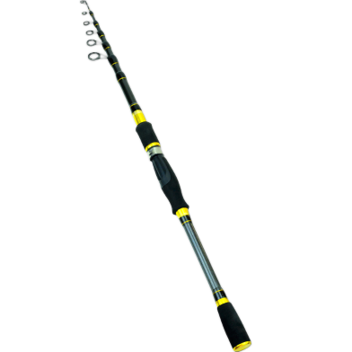 Hook And Hunt YG 038 Carbon Fiber Sea Fishing Rod Ultralight Ultra-Short Portable Travel Fishing Rod, Hard Action image