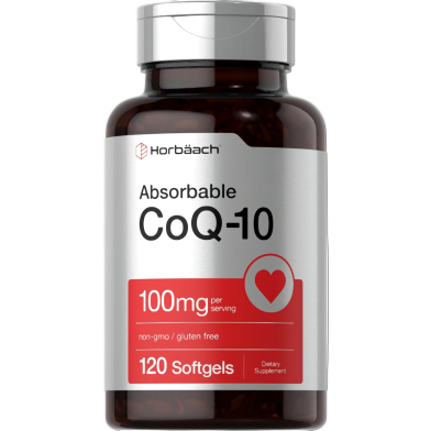 Horbaach CoQ10 100mg 120 Softgels image
