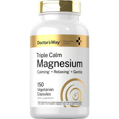 Horbaach Doctor'S Way Triple Calm Magnesium 150 Vegetarian Capsules image