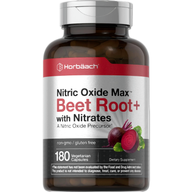 Horbaach Nitric Oxide Booster Beet Root 180 Capsules - No Barcode 30 image