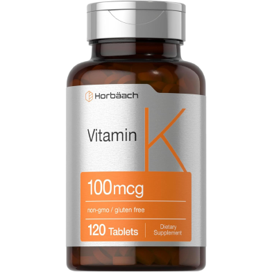 Horbaach Vitamin K 100mcg Tablets 120Pcs image