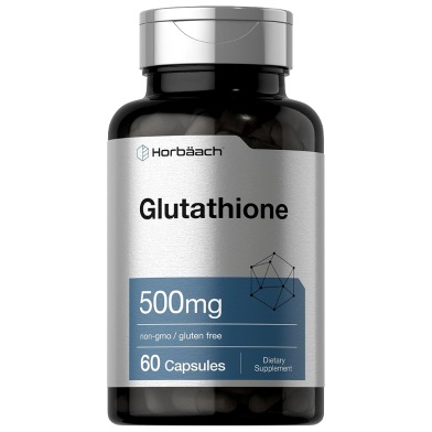Horbäach Glutathione 500mg Reduced Supplement - 60 Capsules -484133376 image