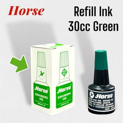 Horse Refill Ink 30cc Green image