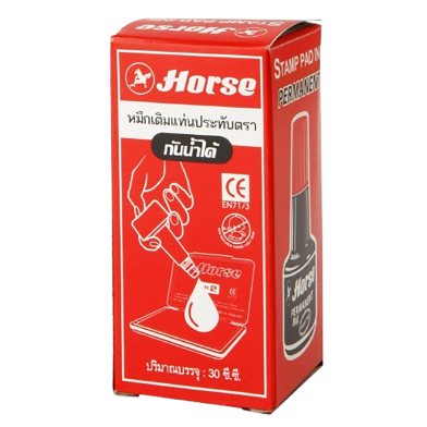 Horse Refill Ink 30cc Red image