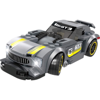 Wange 2870 Hot Selling Racing Car Building Block Set Educational Supercar Toy Lego Supercar 174 Pcs image