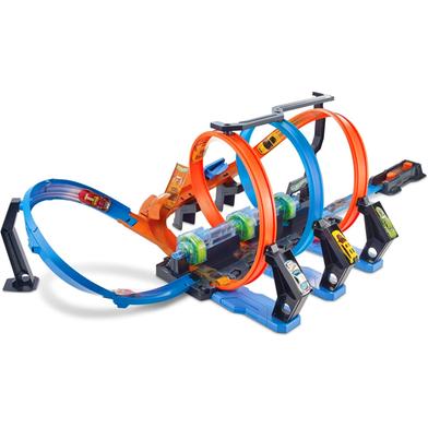 Hot Wheels FTB65 Corkscrew Crash Track Set image