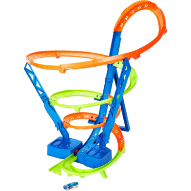 Hot Wheels HGV67 Track Set And 1:64 image