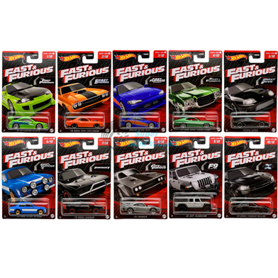 Hot Wheels HNR88 Fast And Furious Random One- 1 Pcs image