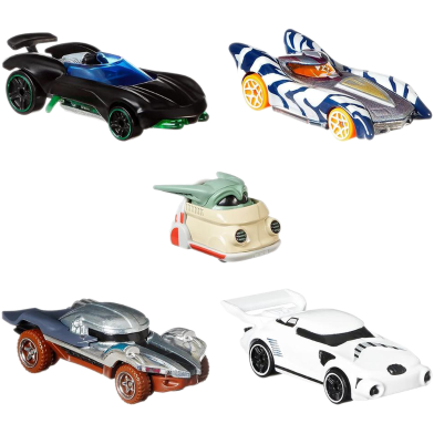 Hot Wheels Star Wars The Mandalorian Character Car 5-Pack Hot