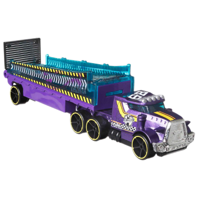 Hot Wheels Super Rigs, Transporter Vehicle With 1 1:64 Scale Car (Styles May Vary) image