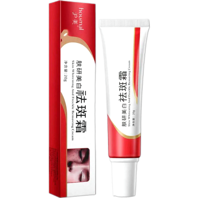 Houmai melasma removal skin whitening and freckle removing cream- 20g image
