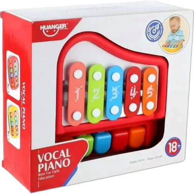 Huanger Vocal Xylophone Piano(He8011_5key) with Five Tones for Kids image
