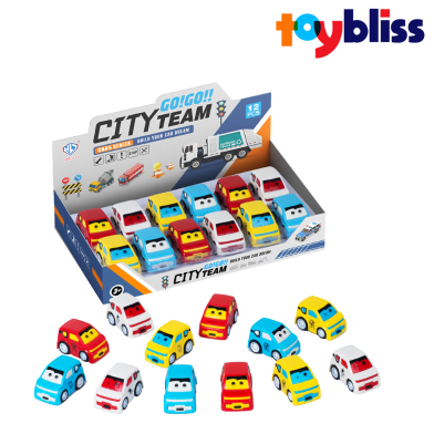 Huanledi City Team Mini Pull Back Car 3Plus (876E-113) image