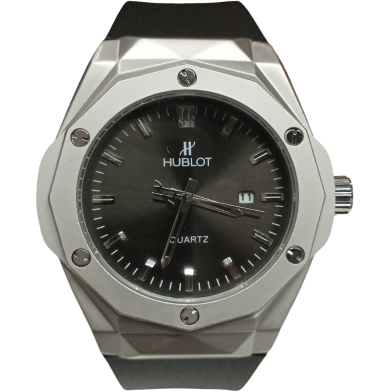Hublot Trending Stylish Watch for Men Silver Non-Brand