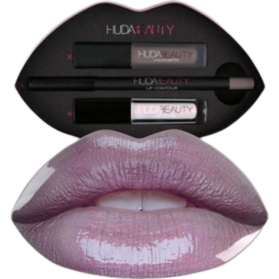Huda Beauty Contour And Strobe Lip Set image
