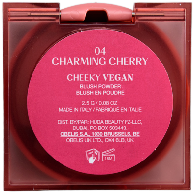Huda Beauty Glowish Cheeky Vegan Blush Powder 04 Charming Cherry image