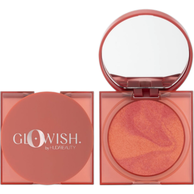 Huda Beauty Glowish Cheeky Vegan Blush Powder 06 Sassy Saffron image