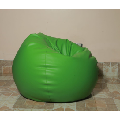 Hugbag Faux Leather Pumpkin Shape Single Bean Bag 1Pcs image