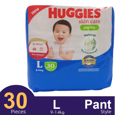 Huggies Skincare Pants L 30 Pcs(9 14Kg) image