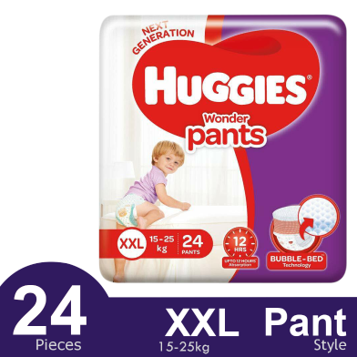 Huggies Wonder Pant System Baby Daiper (15-25 kg) (24 Pcs) image