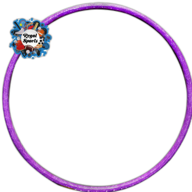 Hula Hoop Fitness Equipment - Purple 23 Inch image