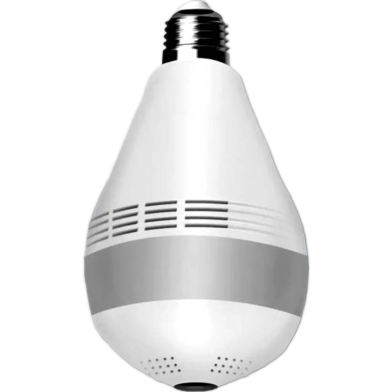 Huntkey V380 Pro 360 Degree Fisheye Lens Panoramic Wifi Wireless Light Bulb Camera image