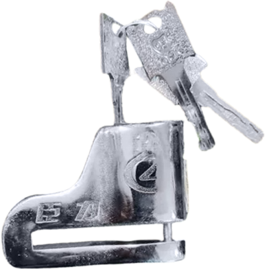 Hydraulic Disc Lock For Bike Motorcycle With 3 Key image