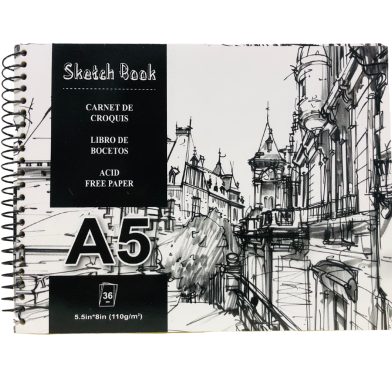 Sketch Pad A5 Size 36 Sheet 110gsm (8inch/5.5inch) image