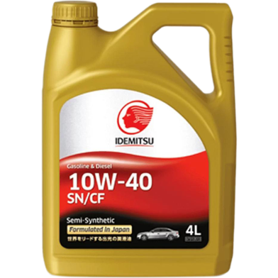 IDEMITSU 10W-40 SEMI-SYN SN/CF Engine Oil 4 Ltr image