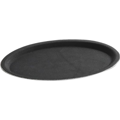 IHW Tray Fiber Non-Slip Black 18.0'' Round 1 Pcs image