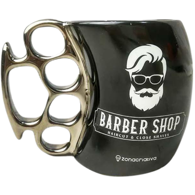 IHW Ceramic Coffee Mug Punch handle (Barber shop) image